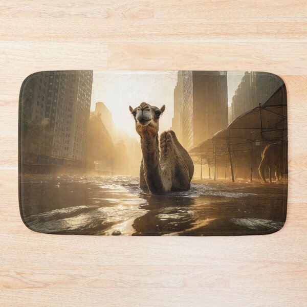 Item preview, Camel in New York Flood 01 designed and sold by Elisabeth Lucas.