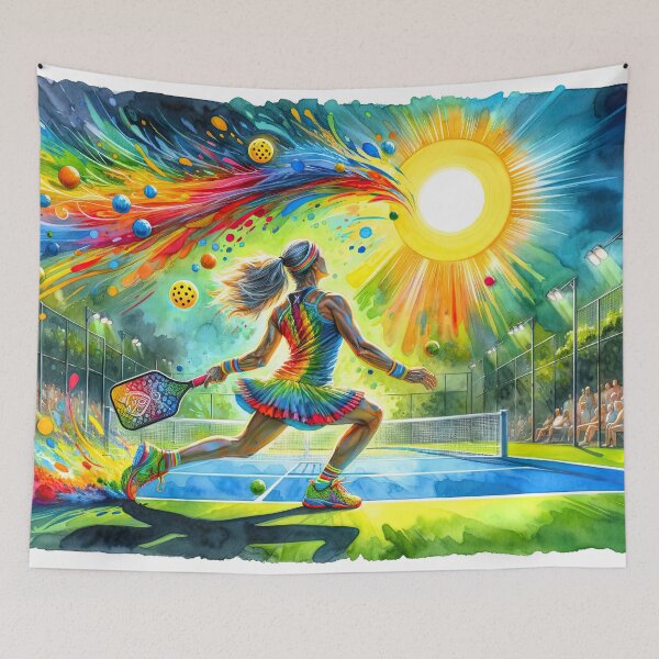 Item preview, The Painter's Court: A Celebration in Pickleball designed and sold by Diego Re.