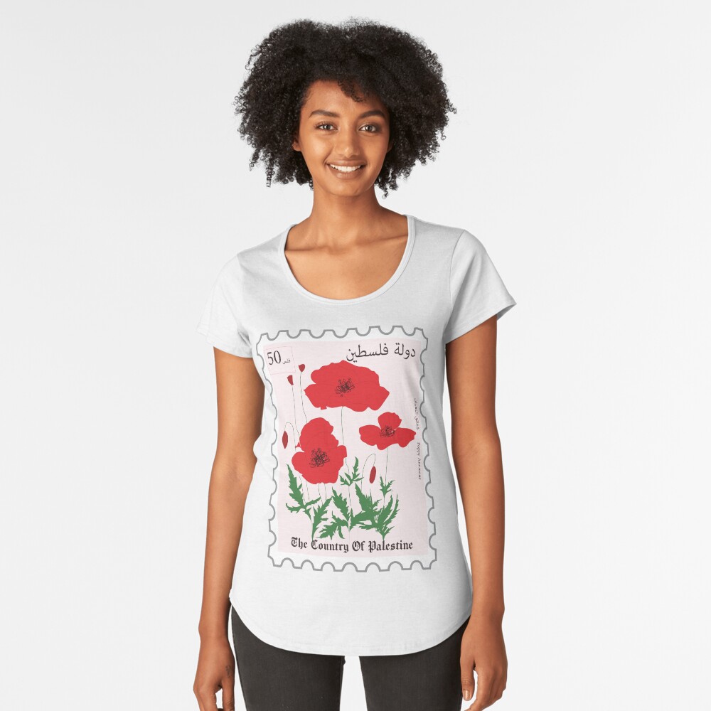 Vista previa del artículo con la obra «Camiseta premium de cuello ancho», diseñado y vendido por ZaynahJArt.