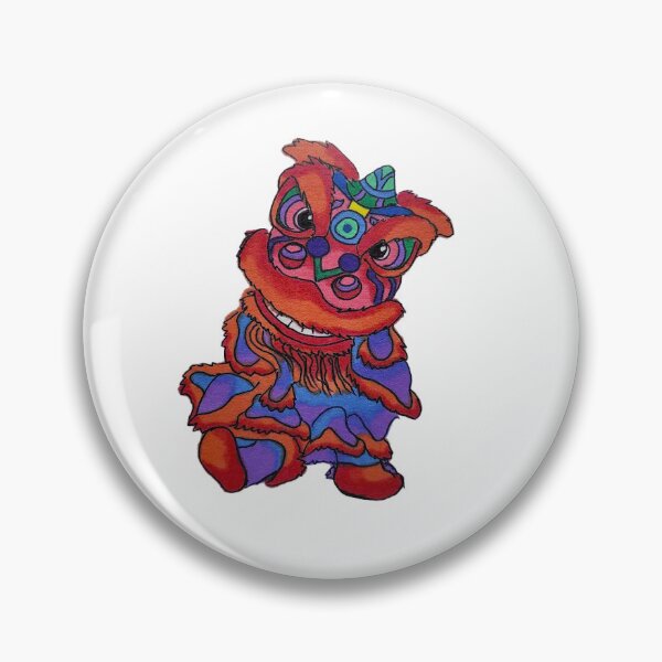 Item preview, Red and Blue Lion designed and sold by celineartstudio.