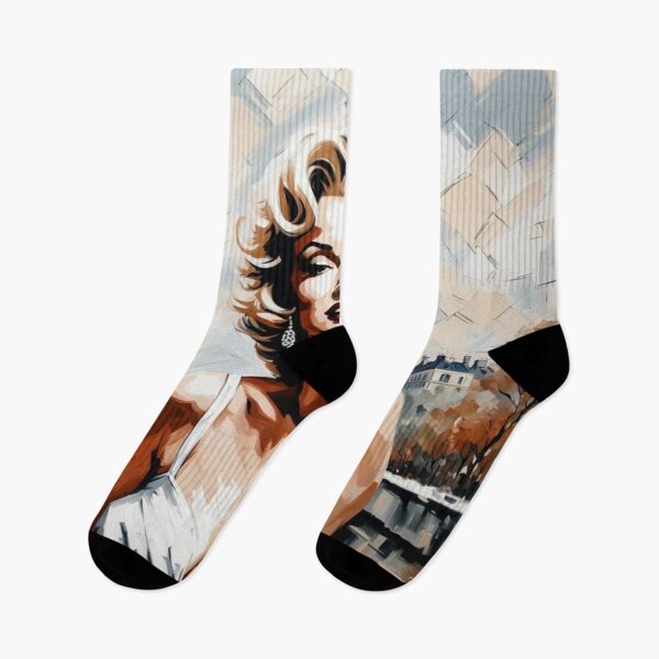 Item preview, Marilyn Monroe in Paris with Eiffel Tower and River Seine designed and sold by JackFreestone.