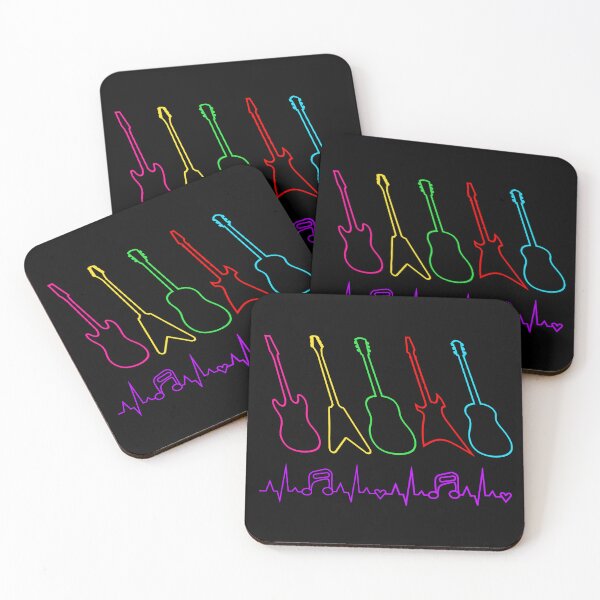 Item preview, Fluorescent electric guitars designed and sold by Artbellachi.