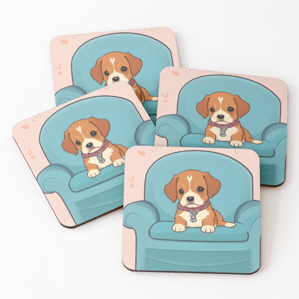 Item preview, Puppy on Couch designed and sold by WANBASTEN.