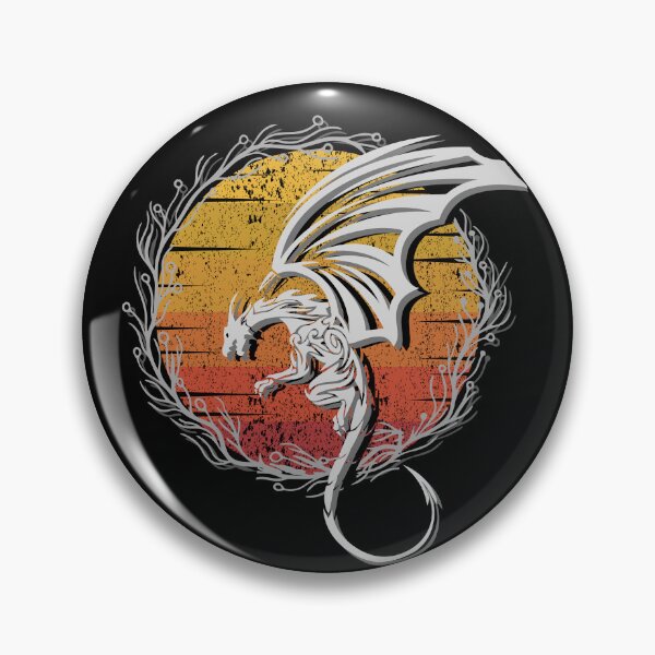 Artikelvorschau, Retro-Drache, der chinesische Drache des Glücks, Retro entworfen und verkauft von abeautifulife.