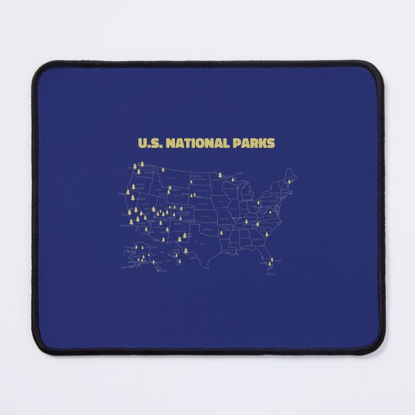 Item preview, Camping Camp and Hiking Shirts US National Parks Map Camper designed and sold by caloudiaminart.