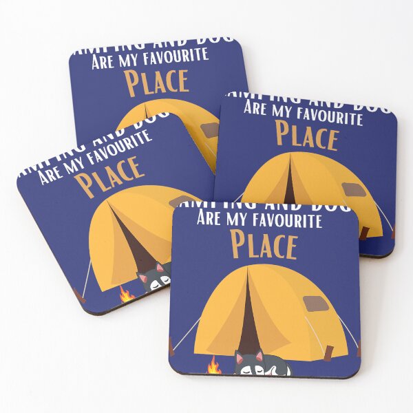Item preview, Camping Camp and dogs are my favourite place design 3 Camper designed and sold by caloudiaminart.