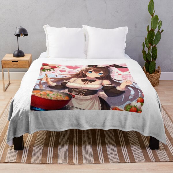Artikelvorschau, Süßes Anime-Häschenmädchen zum Valentinstag, das Kleid trägt (silvergoldvisionary) entworfen und verkauft von SGVisionary.