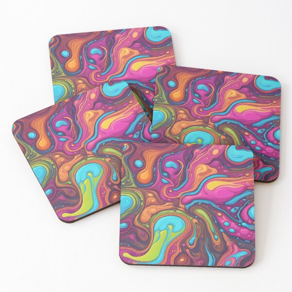 Artikelvorschau, Psychedelic Neon Liquid Paint Splash entworfen und verkauft von TheArtOfPat.
