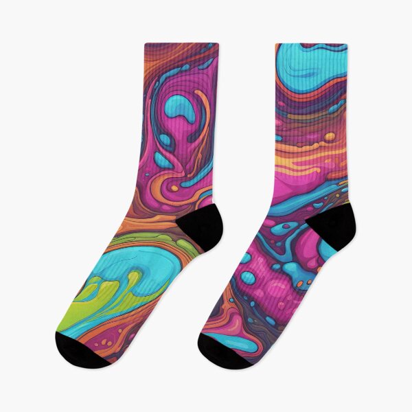 Artikelvorschau, Psychedelic Neon Liquid Paint Splash entworfen und verkauft von TheArtOfPat.