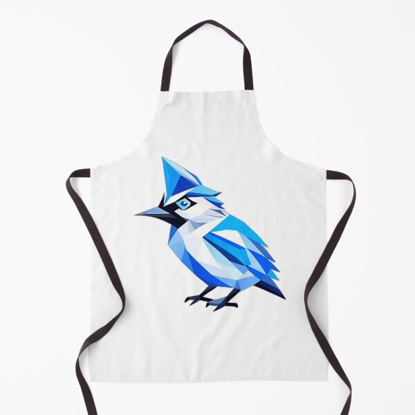 Item preview, Blue Jay Bird Geometric Shaped Artwork designed and sold by Geonimalia.