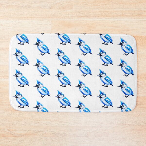 Item preview, Blue Jay Bird Geometric Shaped Artwork designed and sold by Geonimalia.