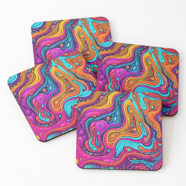 Artikelvorschau, Psychedelic Neon Liquid Paint Splash entworfen und verkauft von TheArtOfPat.