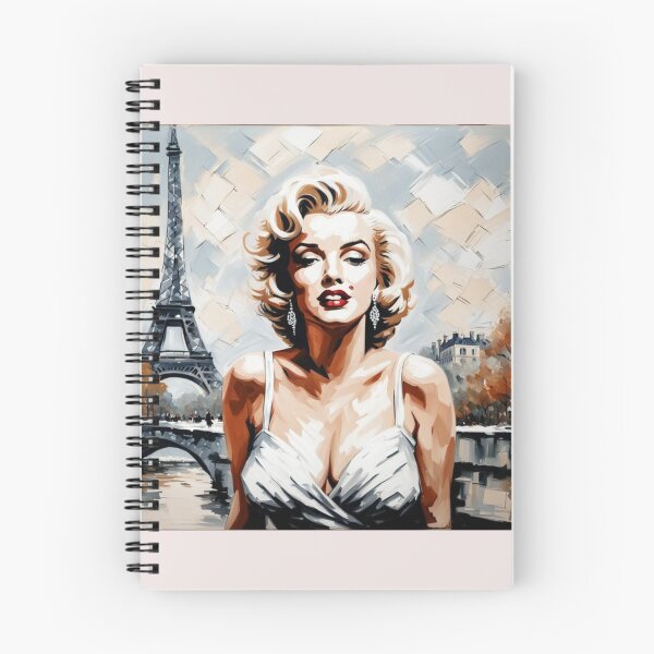 Item preview, Marilyn Monroe in Paris with Eiffel Tower and River Seine designed and sold by JackFreestone.