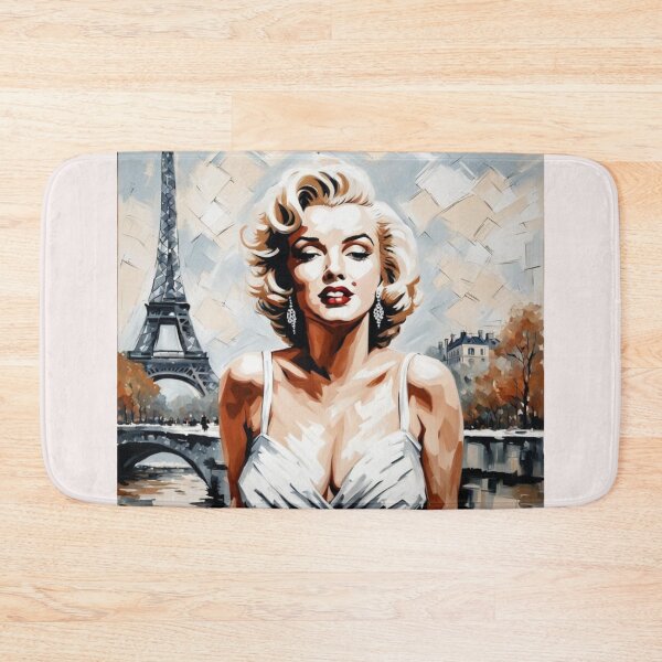 Item preview, Marilyn Monroe in Paris with Eiffel Tower and River Seine designed and sold by JackFreestone.