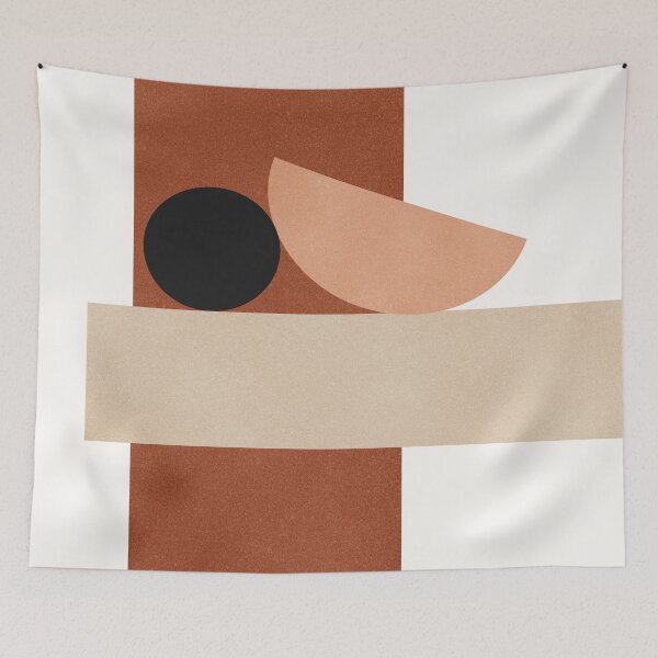 Item preview, Abstract Geometrical Art 02, Modern Boho Geometrical Shapes  designed and sold by Vesuvik-Designs.