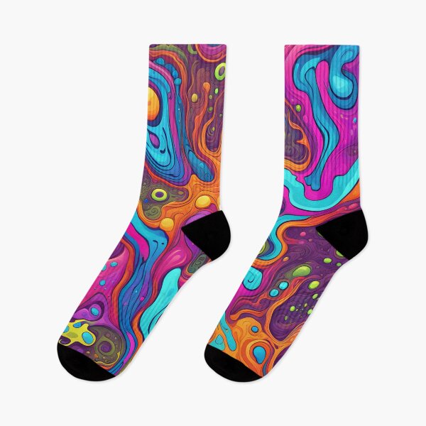 Artikelvorschau, Psychedelic Neon Liquid Paint Splash entworfen und verkauft von TheArtOfPat.