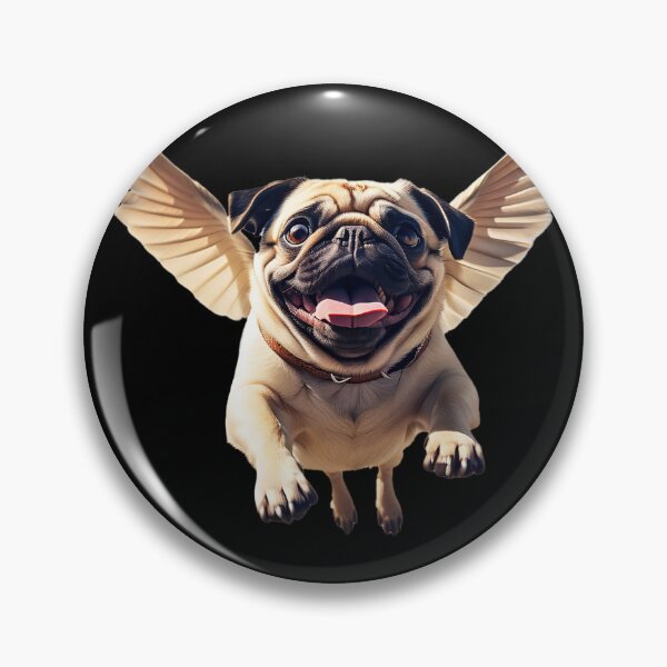 Item preview, Flying Pug designed and sold by FatCatStudios.