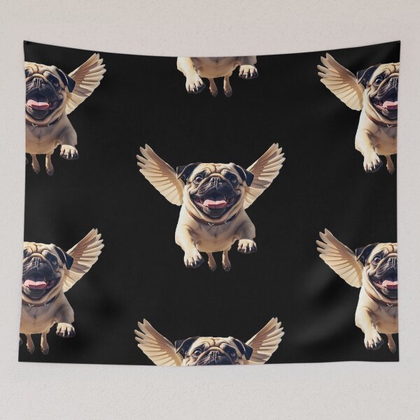 Item preview, Flying Pug designed and sold by FatCatStudios.