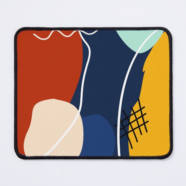 Item preview, Abstract Digital Watercolor Painting 01, Modern Boho Geometrical Shapes designed and sold by Vesuvik-Designs.