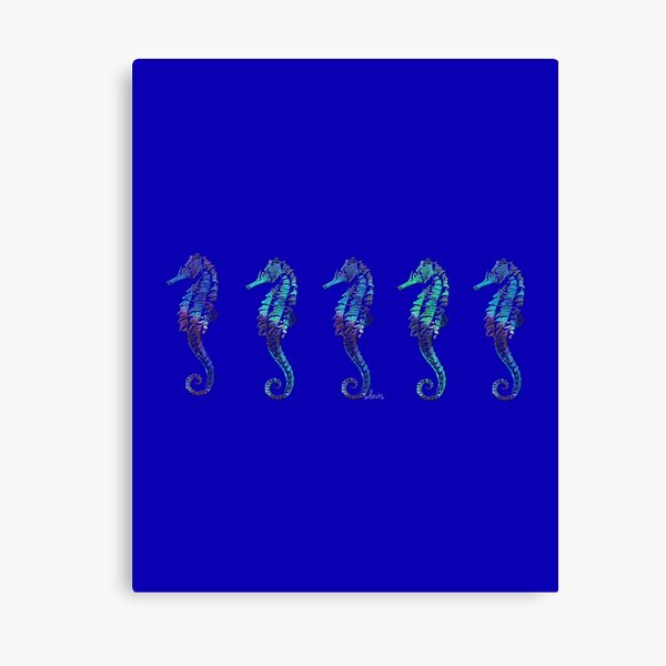 Vista previa del artículo con la obra «Seahorse Abstract 31018», diseñado y vendido por mandalafractal.