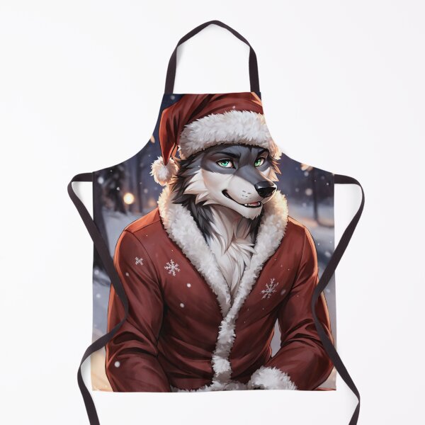 Item preview, Friendly Christmas Wolf designed and sold by Eli-Eyvindr.