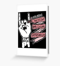 Tarjeta de felicitación ¡Lucha de nuevo!
