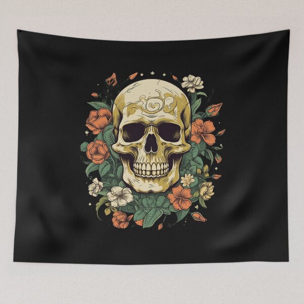 Item preview, American Traditional Skull designed and sold by Goku Creations.