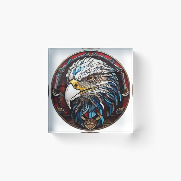 Item preview, Stained Glass Eagle designed and sold by likbatonboot.