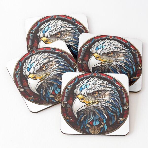 Item preview, Stained Glass Eagle designed and sold by likbatonboot.
