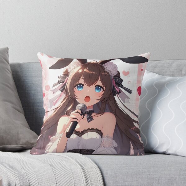 Item preview, Cute Anime Bunny girl valentine Day wearing dress singing and dancing (silvergoldvisionary) designed and sold by SGVisionary.