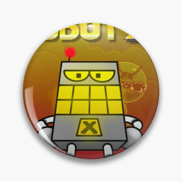 Item preview, Robot-X Video game art square designed and sold by goofyblocks.