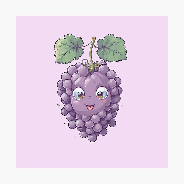 Item preview, Cute Funny Grapes designed and sold by Itsheartshop.