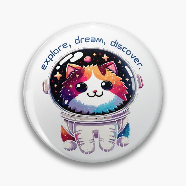Item preview, Cat space cat, discover, dream, explore designed and sold by nkhookysun.