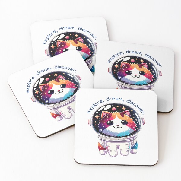 Item preview, Cat space cat, discover, dream, explore designed and sold by nkhookysun.