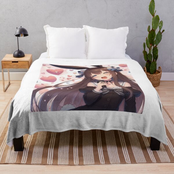 Artikelvorschau, Süßes Anime-Häschenmädchen zum Valentinstag trägt Kleid, singt und tanzt (silvergoldvisionary) entworfen und verkauft von SGVisionary.