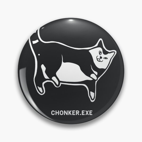 Item preview, Cat exe has stopped working. Cute chonker laying on the floor in white ink designed and sold by martodesign.