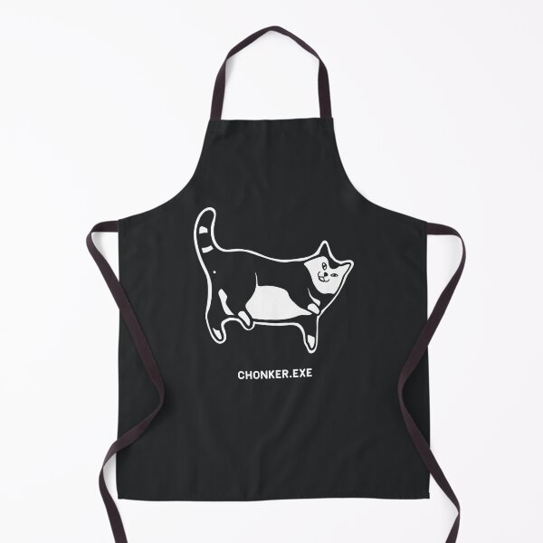 Item preview, Cat exe has stopped working. Cute chonker laying on the floor in white ink designed and sold by martodesign.