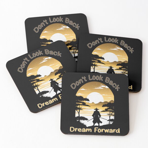 Item preview, Samurai Sunrise: "Don't Look Back, Dream Forward" designed and sold by LthrDaddyBear.