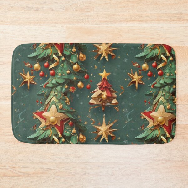 Item preview, Christmas tree cartoon Seamless designed and sold by PKTPOD99.