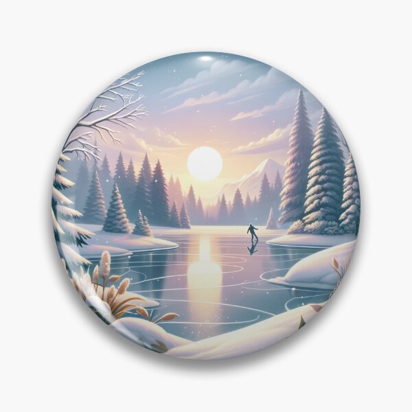 Item preview, Frozen Serenity: Winter Wonderland Scene designed and sold by ColorStudioArt.