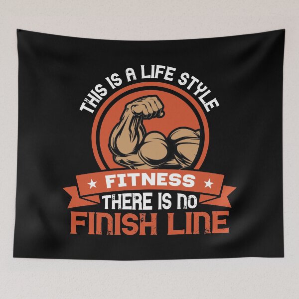 Item preview, This Is A Life-Style There Is No Finish Line Fitness Gift designed and sold by Merchrise.