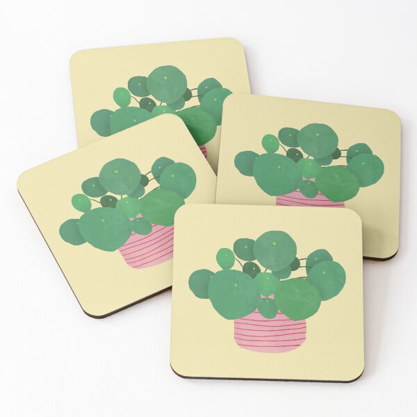 Item preview, pilea planta interior suero de leche amarillo designed and sold by alienrabbit.