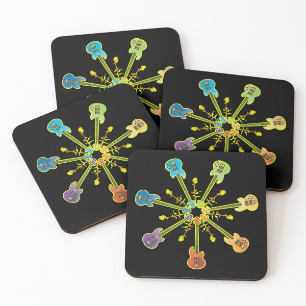 Item preview, Electric guitars in fluorescent circle designed and sold by Artbellachi.