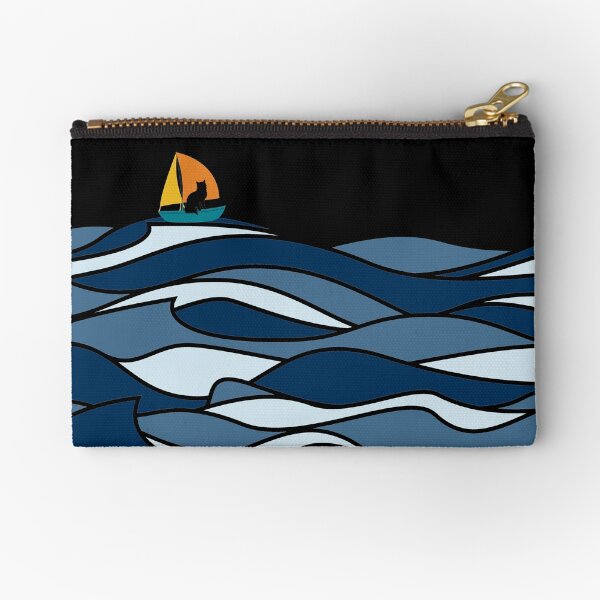 Item preview, Cat Sailing in Water Waves designed and sold by toothsomecat.