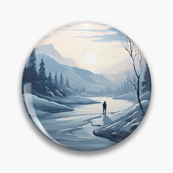 Item preview, Tranquil Winter Serenity designed and sold by ColorStudioArt.