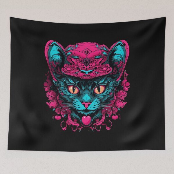 Item preview, American Traditional Mystery Cat designed and sold by Goku Creations.