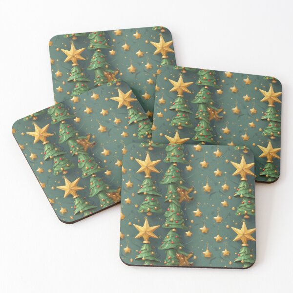 Item preview, Seamless Christmas tree cartoon  designed and sold by PKTPOD99.