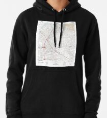 USGS TOPO Map California CA Whittier 20120405 TM geo Hoodie