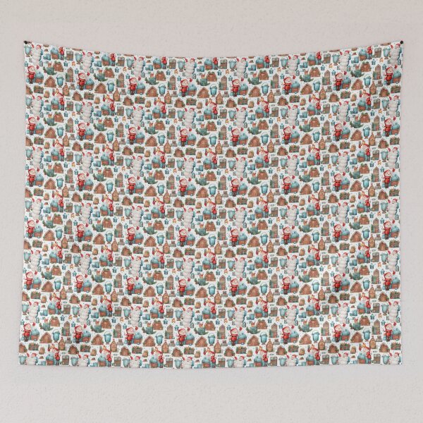 Item preview, Santa's Workshop seamless pattern designed and sold by tuajedka.