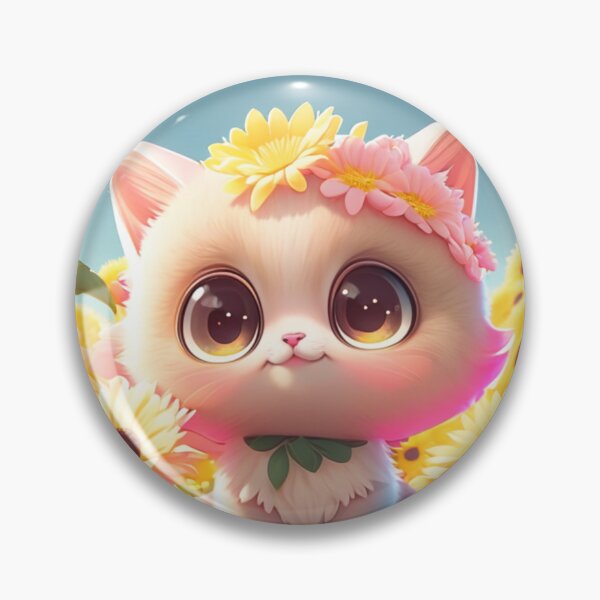 Item preview, Cat Serenity Among Sunflowers designed and sold by CutesyKoala.